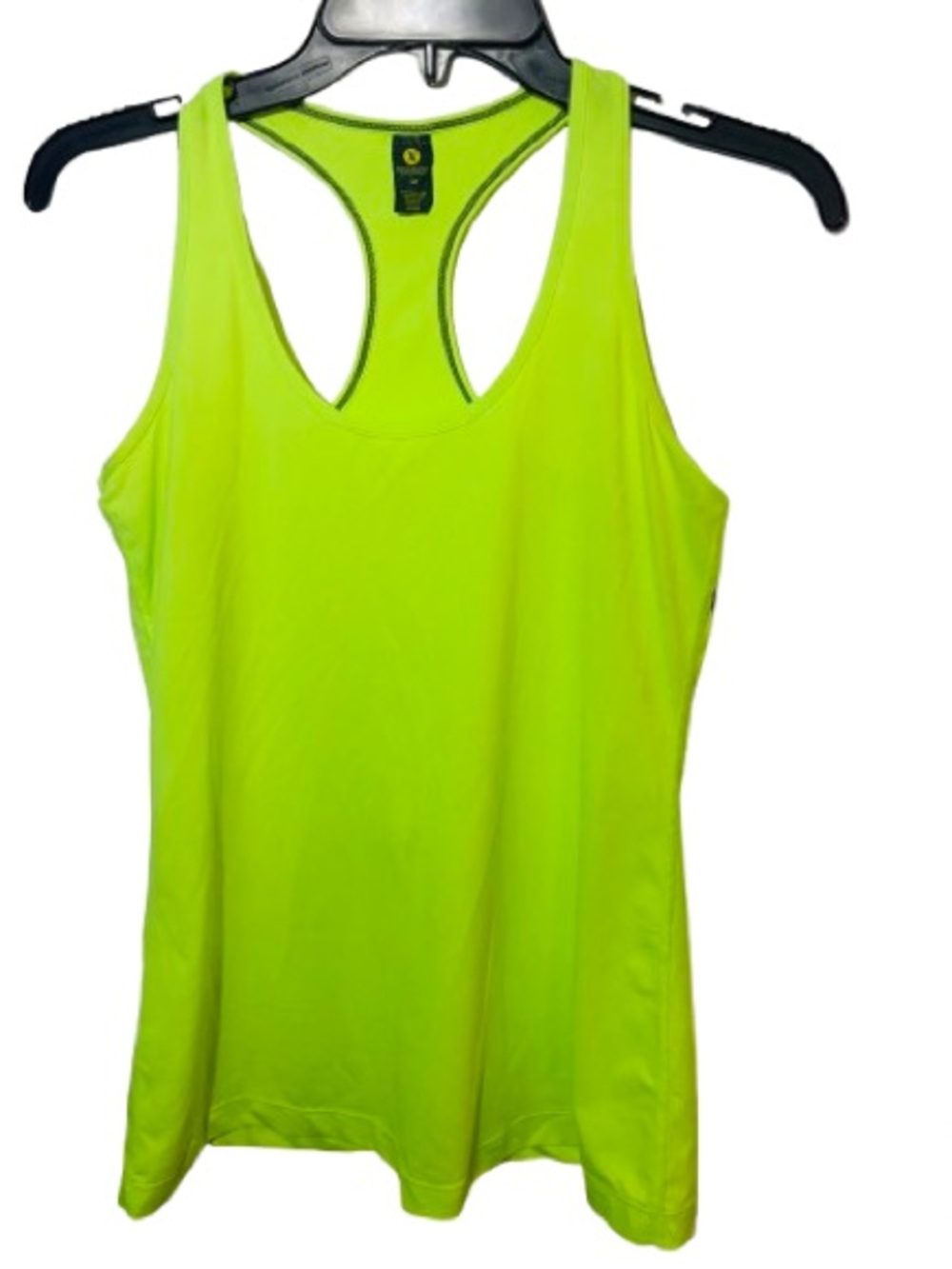 Women’s Medium Xersion Neon Lime Racerback Tank Top